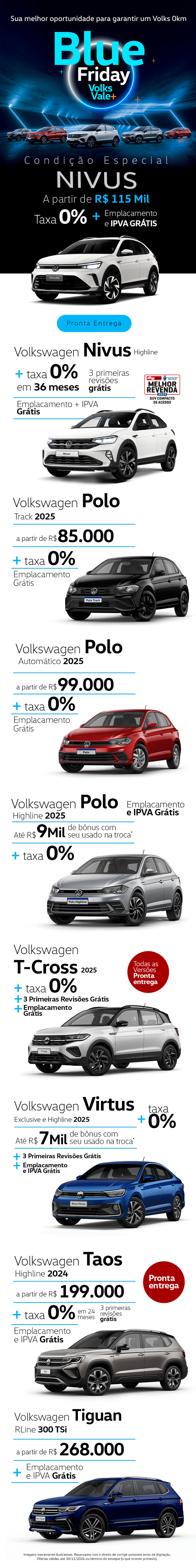 Novos - VW - Novembro